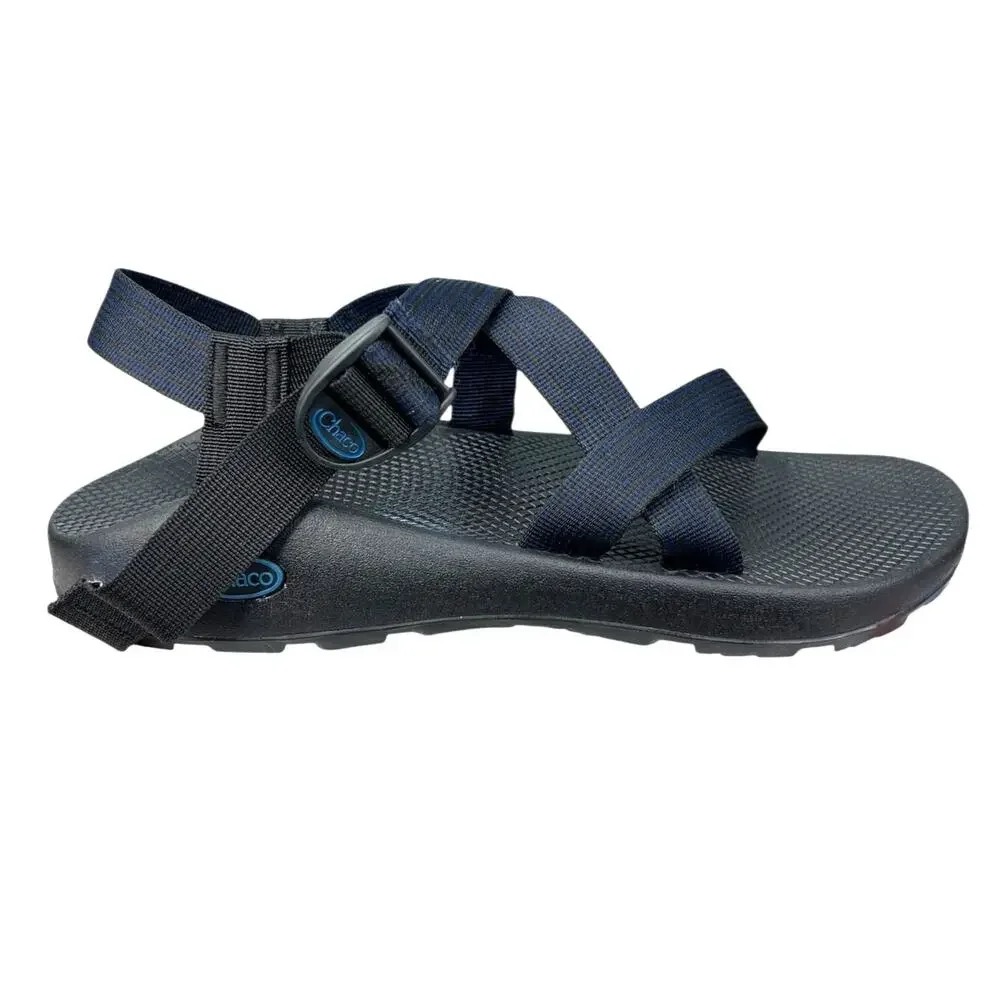 Chaco Men’s Z1 Classic Black Blue Strappy Hiking Trail Sandal Size US 13
